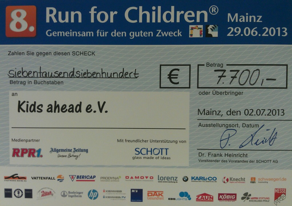 Check "Run for Children"